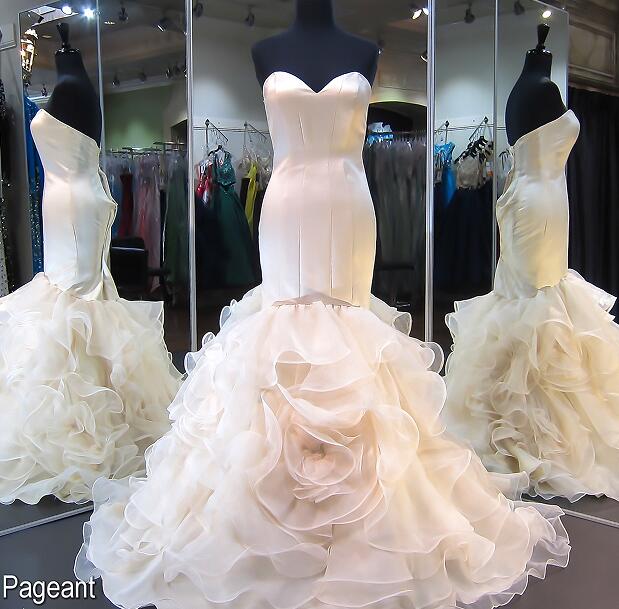 Wedding Dresses Luxury Wedding Dresses Ruffled Flower Wedding
